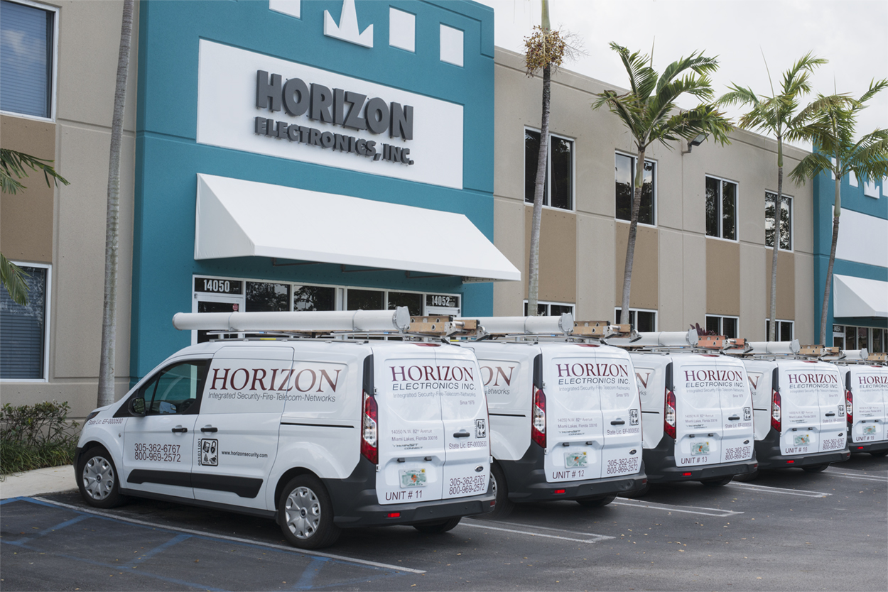 Horizon Security Systems service vehicles